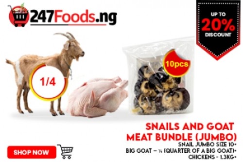 Snails and Goat Meat Bundle (Jumbo)